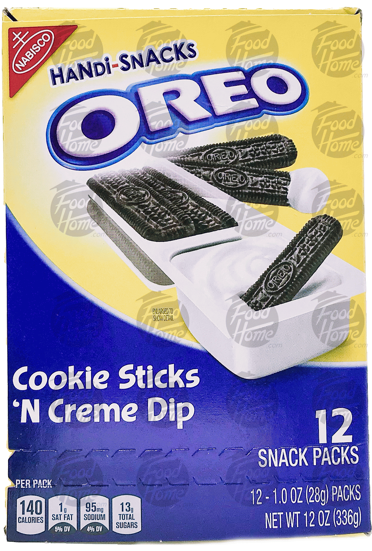 Nabisco Oreo oreo handi-snacks, cookie sticks 'n creme dip snack packs, 12 pk. Full-Size Picture